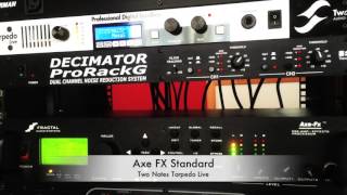 Axe FX Standard into Torpedo Live (modern metal sounds)