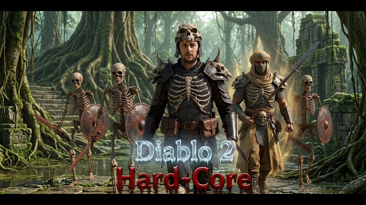 Diablo 2 Hardcore Necromancer Playthough Act 3 - YouTube