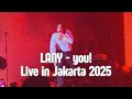 LANY - you! Live in Jakarta (LaLALAFest 2025)