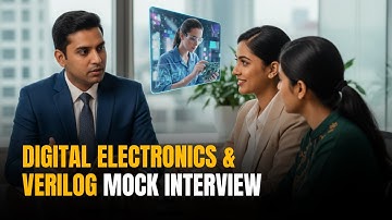 DIGITAL ELECTRONICS & VERILOG Mock Interview | Download VLSI FOR ALL App | Best VLSI Training