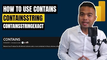 How to use CONTAINS, CONTAINSSTRING and CONTAINSSTRINGEXACT DAX Functions in Power BI