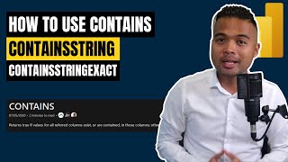 How to use CONTAINS, CONTAINSSTRING and CONTAINSSTRINGEXACT DAX Functions in Power BI