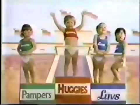 diaper bag disney Huggies ad, 1988