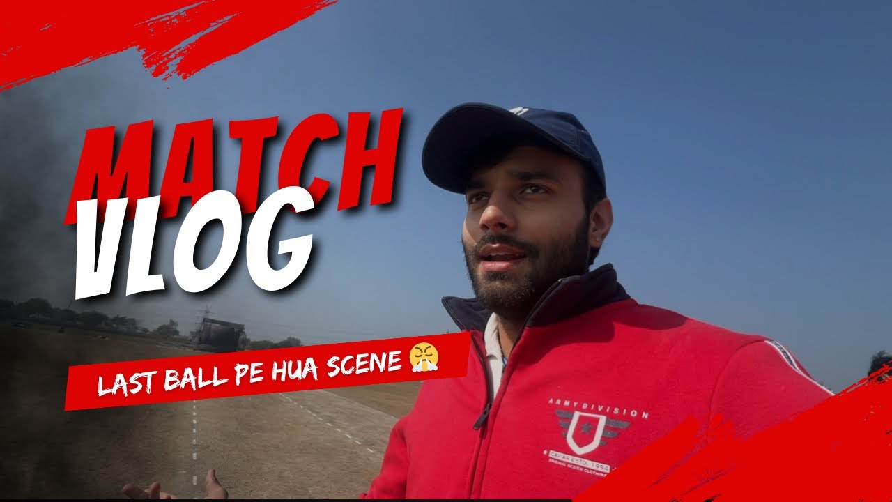 Tournament Match Vlog🏏