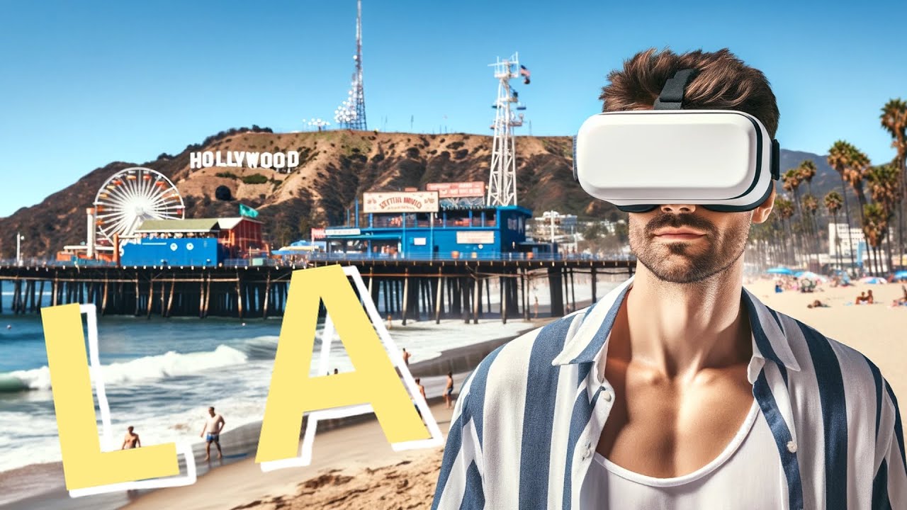 Los Angeles mit der Meta Quest 3 Google VR / Hollywood / Walk of Fame ...