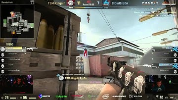 TSM vs Cloud9 Grandfinal Map #1 Cache FACEIT Stage 2 Finals (the best ounds)