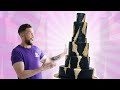 Black & Gold Wedding Cake - You've Been Desserted