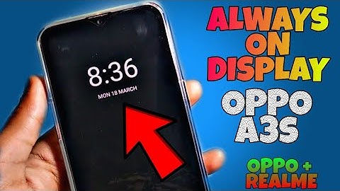How To Enable Always On Display On Oppo A3s | All Oppo And Realme Always On Display | Faisal Alam
