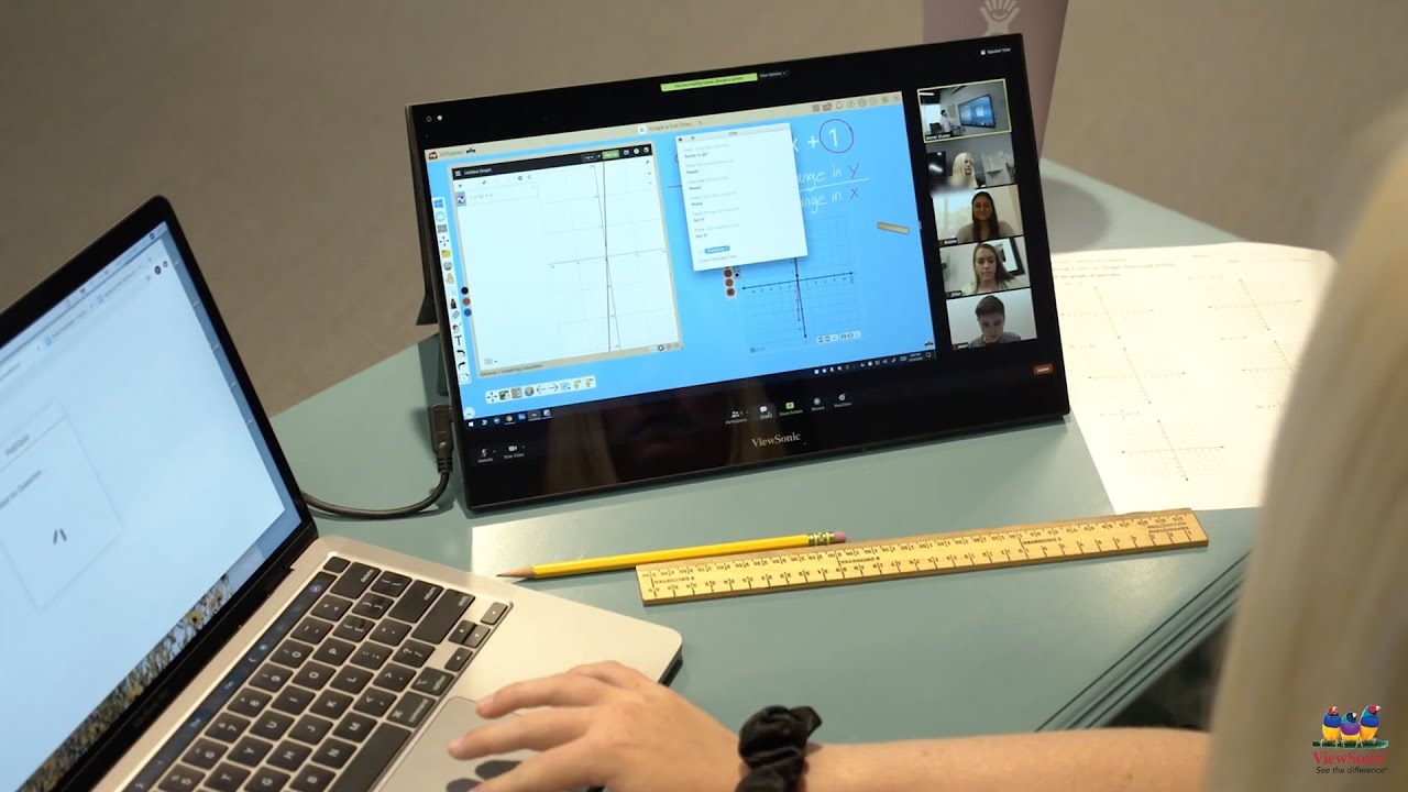 Hybrid Teaching in a Classroom with Students at Home - YouTube