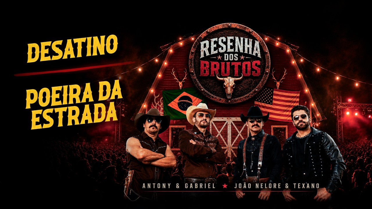 Capa do vídeo Desatino / Poeira da Estrada [Resenha dos Brutos] (Part. João Nelore e Texano)
