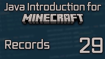 Java Introduction for Minecraft Modding (2023) - 29: Records