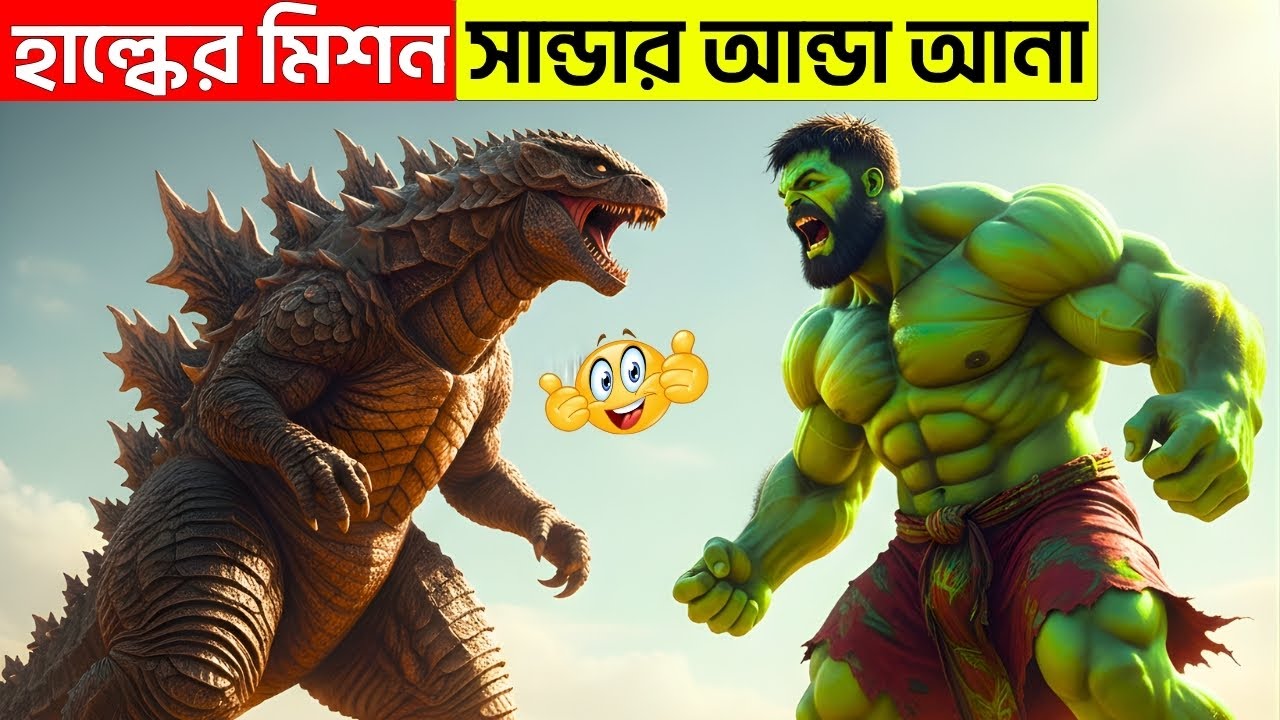 ⁣Hulk সেীদিতে সান্ডার আন্ডা আনতে গেলো 😂Funny ai Hulk VIdeo #aihulk #hulk #comedy #হাল্কা #halkvideo