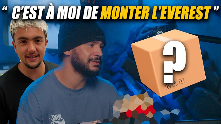 Amine a reçu un COLIS de la part d'Inoxtag...