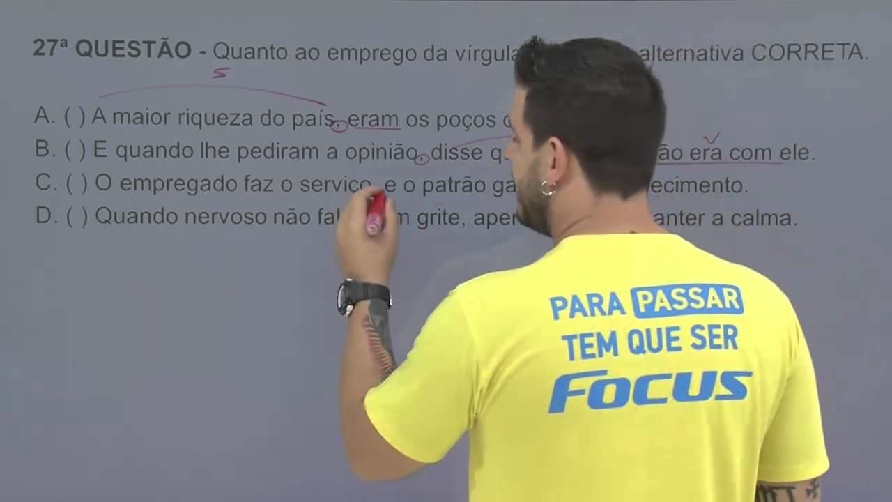 Comentário sobre a prova da PM de Minas Gerais vestibular syndrome