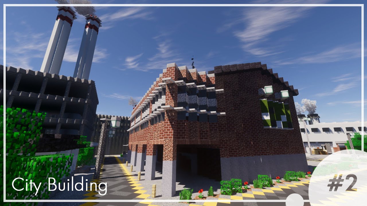 City Building #2 (Gerald City) // Industrial area // Minecraft Time