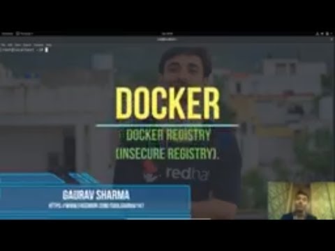 33. Docker (in Hindi) : Docker Registry/Repository (Insecure)