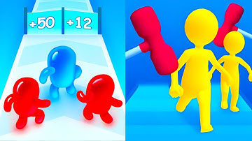 Join Blob Clash 3D VS Join Clash 3D - SpeedRun Gameplay Walkthrough (Android,iOS) NEW UPDATE Ep 1