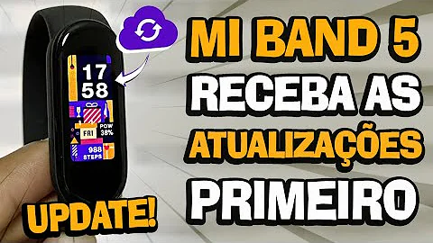 Como atualizar o MI Band 5?