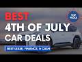 Best 4th of July Car Deals 2026: Top Lease, Finance & Cashback Picks