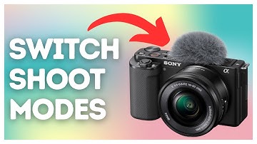 How to switch shoot modes on Sony ZV-E10?