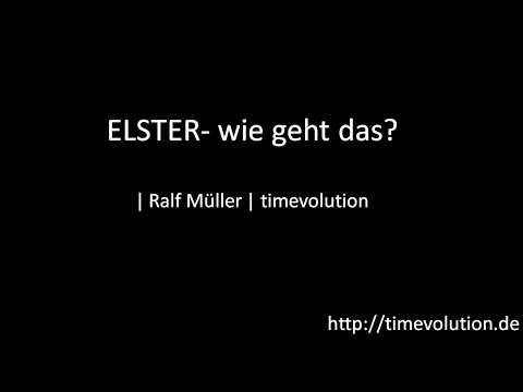 elster online portal registrierung | Ralf Müller | timevolution