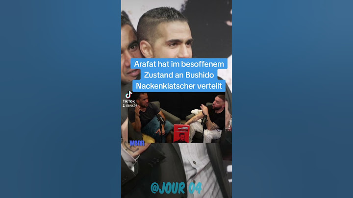 #arafat hat #bushido im besoffenem Zustand Nackenschellen verpasst