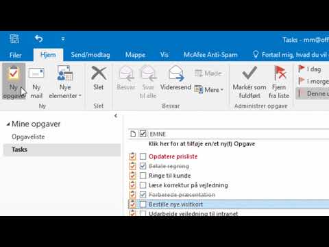 Opgaver i Outlook