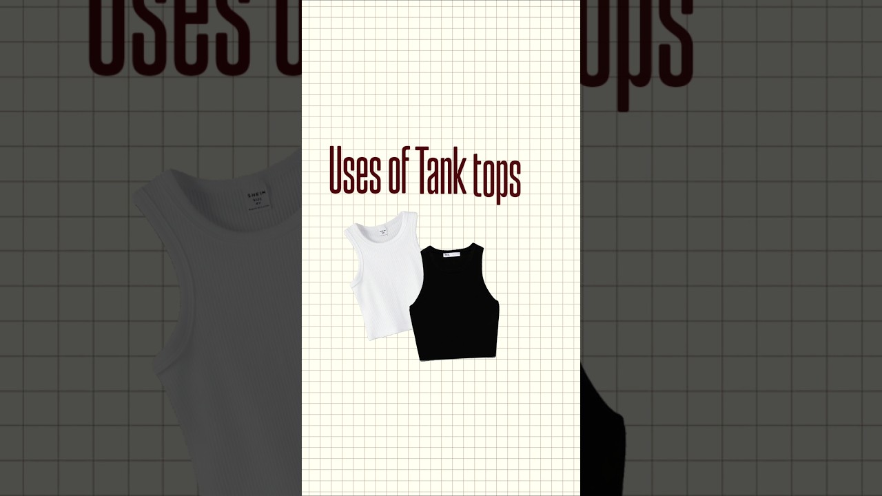 Perfect tank top for effortless everyday looks ✨