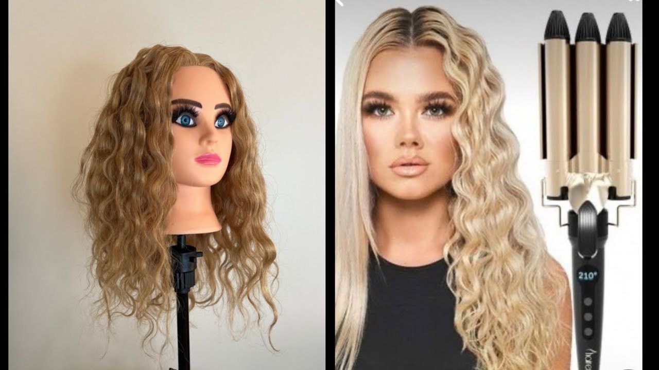 تكسير الشعر باستخدام جهاز التكسير  بطريقة سهلة والنتيجة ولا أروع Breaking hair  in an easy way