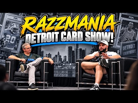 A CARD SHOW VLOG IN DETROIT Called RAZMANIA ??