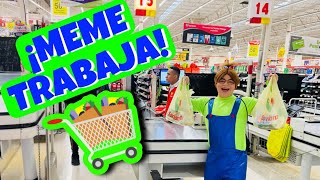 MEME TRABAJA EN EL SUPERMERCADO / GANÉ MUCHO DINERO / JUGANDO A LAS MAQUINITAS