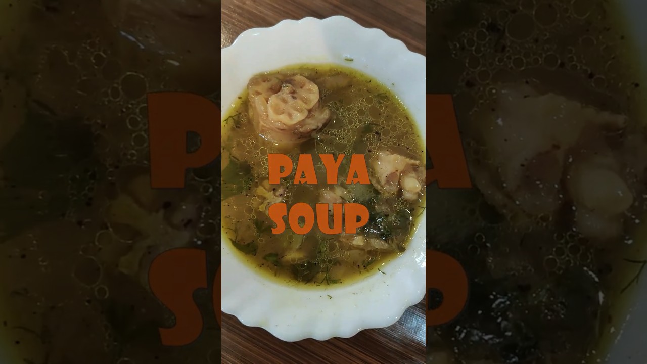 Easy Mutton Paya Soup Recipe | Goat Trotters Soup Recipe ছাগলী ঠেংৰ চুপ 