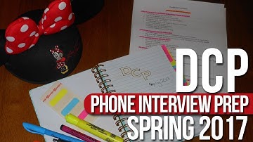 DCP Phone Interview Prep | Spring 2017