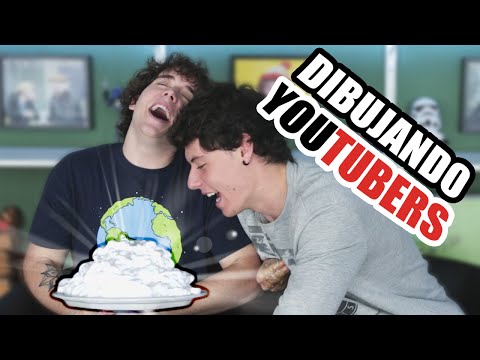 DIBUJANDO YOUTUBERS CON LOS MUÑONES