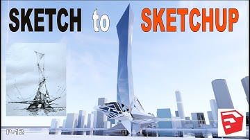 Create a quick concept design for SKYSCRAPER in SketchUp with plugins