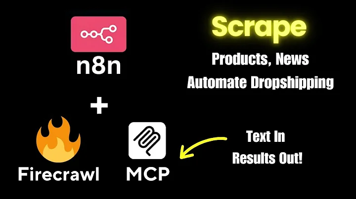 🚀 n8n + Firecrawl MCP: "Text to Results" - Easily Scrape ANY Websites, Trending Products and News!