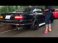 Toyota Chaser приколы с выхлопом!