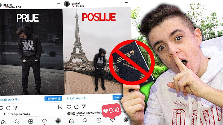 LAŽIRAO sam ODLAZAK u PARIZ! PRANK