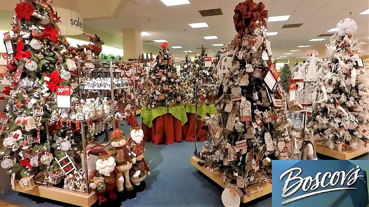 BOSCOV'S CHRISTMAS - CHRISTMAS SHOPPING ORNAMENTS DECORATIONS HOME DECOR BOSCOVS