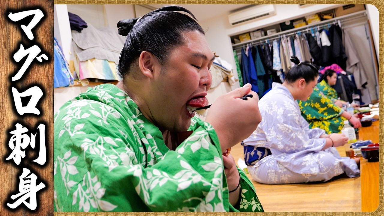 SUMO] ? The School Wrestlers Attend + Learning Sumo Techniques 