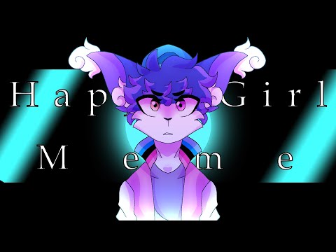 Happy Girl Meme || Bright colors & Flash