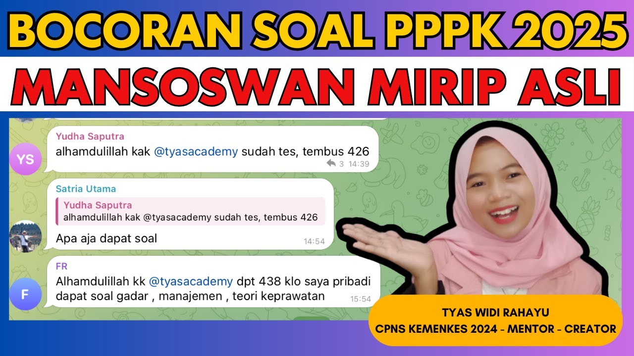 BOCORAN SOAL PPPK SEMUA FORMASI MANAJERIAL SOSIOKULTURAL DAN WAWANCARA PASTI KELUAR