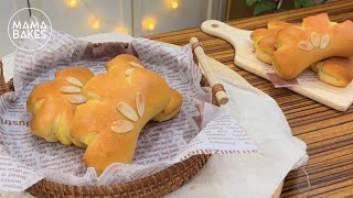 Japanese Custard Cream Pan 熊掌卡仕达面包「カスタードクリームパン」커스터드 크림 빵｜MAMA BAKES