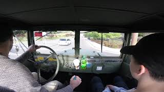 M35 truck ride to school
