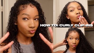 HOW TO: CURLY CLIP-INS 2023 ft. curlsqueen | Eris The Planet