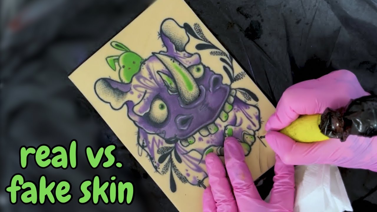 Tattooing fake skin as a professional Tattoo artist / easier or more difficult?