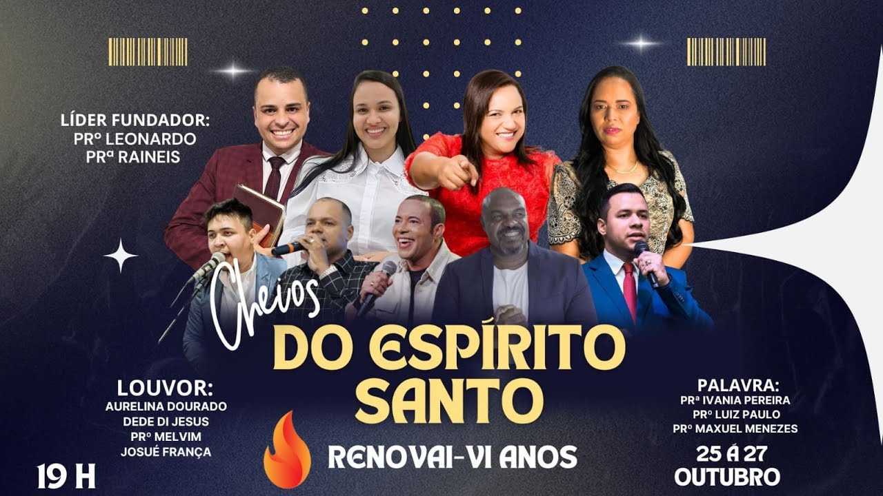 🔴​  6º ANIVERSÁRIO IGREJA PENTECOSTAL RENOVAI | 3º DIA