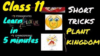 Plant Kingdom Short Tricks Biology By Kru  Neet  Aiims Ncertclass 11