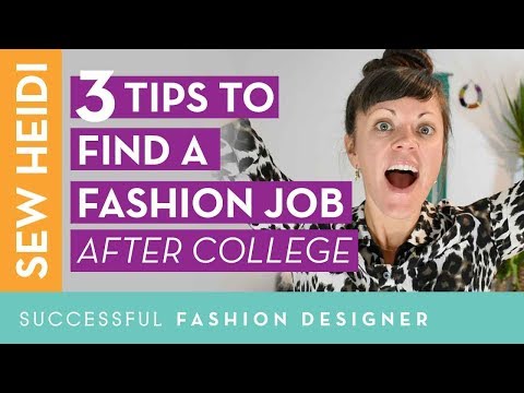 Getting your foot in the door at first job as a fashion design student can be hard. without any experience, it feel like you send out hundreds of re...