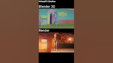 Cartoon Animation In Blender 3d | Viewport vs Render
